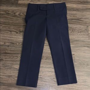 NWOT Lilly Pulitzer Sz 4 Navy Ankle Pants